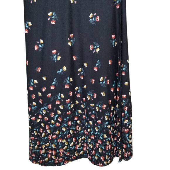 LOFT Petite Petaled Long Sleeve Wrap Dress XXSP - Picture 5 of 7